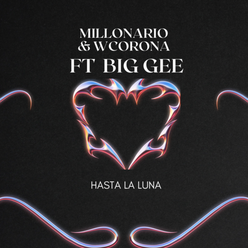 Hasta la luna Cover Art Blurred Background