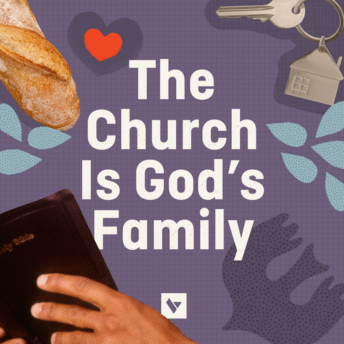 The Church Is God's Family Cover Art Blurred Background