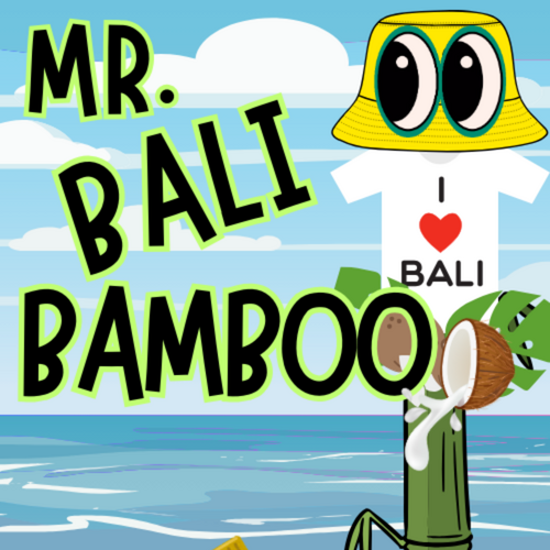 Mr. Bali Bamboo Cover Art Blurred Background