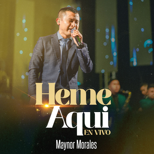 Heme Aquí (En Vivo) Cover Art Blurred Background