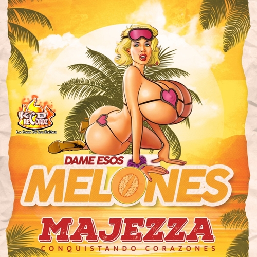 Dame Esos Melones Cover Art Blurred Background
