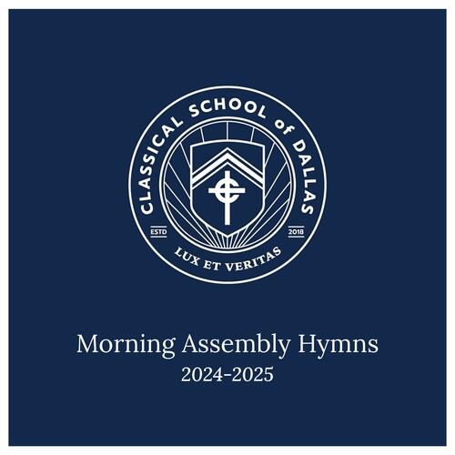 Morning Assembly Hymns 2024-2025 Cover Art Blurred Background
