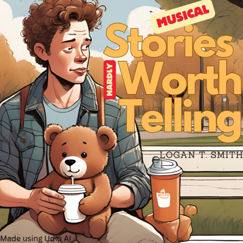 Musical Stories Hardly Worth Telling Cover Art Blurred Background