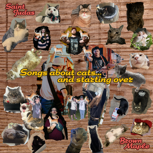 Songs About Cats... And Starting Over Cover Art Blurred Background