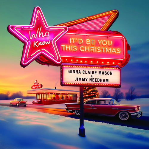 Who Knew It'd Be You This Christmas Cover Art Blurred Background