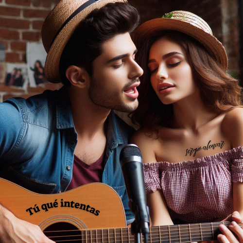 Tú Qué Intentas Cover Art Blurred Background