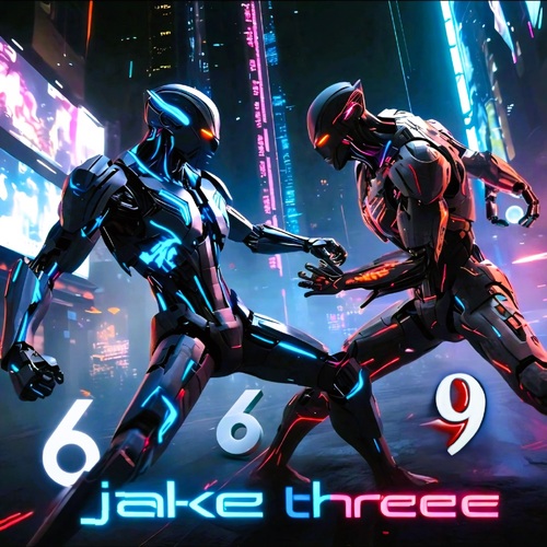 Robotic Madness Cover Art Blurred Background