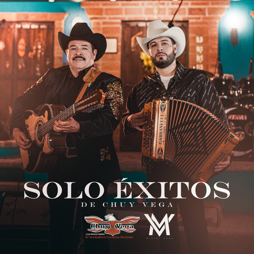 Solo Éxitos de Chuy Vega (En Vivo) Cover Art Blurred Background