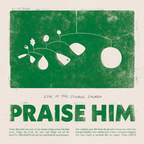 Praise Him (Live) Cover Art Blurred Background