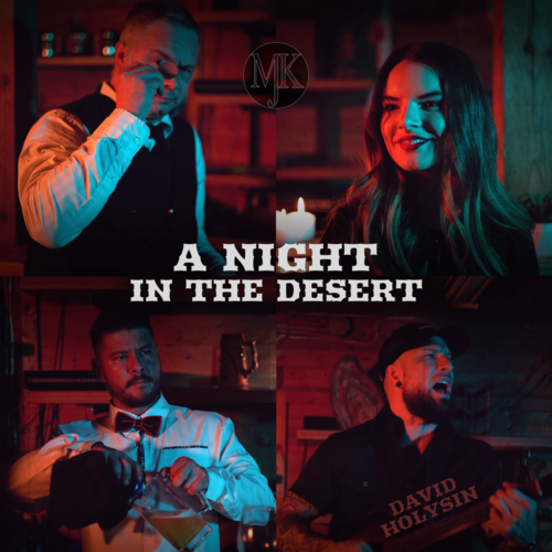 A Night in the Desert Cover Art Blurred Background