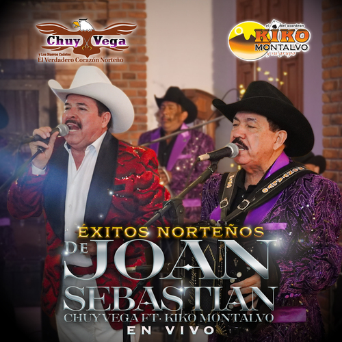 Exitos Norteños de Joan Sebastian (En Vivo) Cover Art Blurred Background