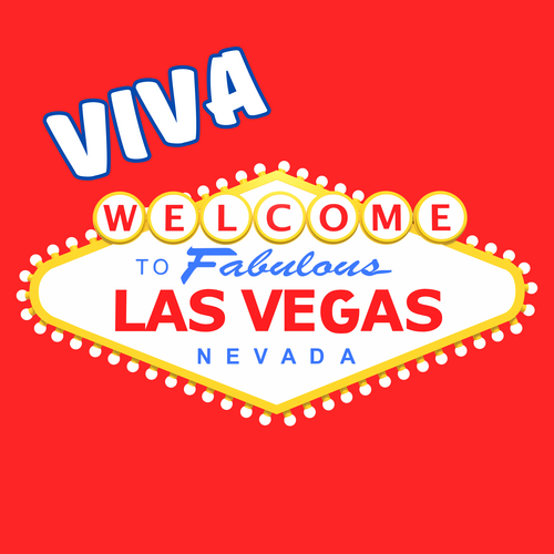 Viva Las Vegas Cover Art Blurred Background