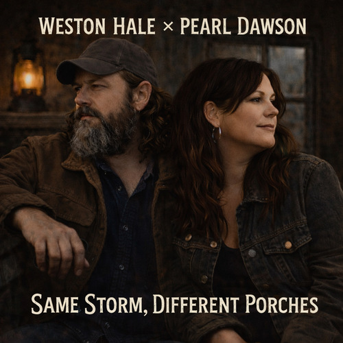 Same Storm, Different Porches Cover Art Blurred Background