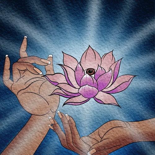 The Lotus That Grew from the Mud Cover Art Blurred Background