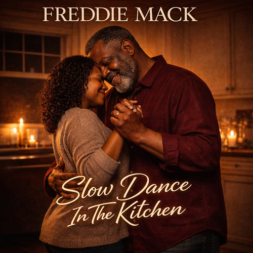 Slow Dance in the Kitchen Cover Art Blurred Background