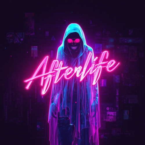 Afterlife Cover Art Blurred Background
