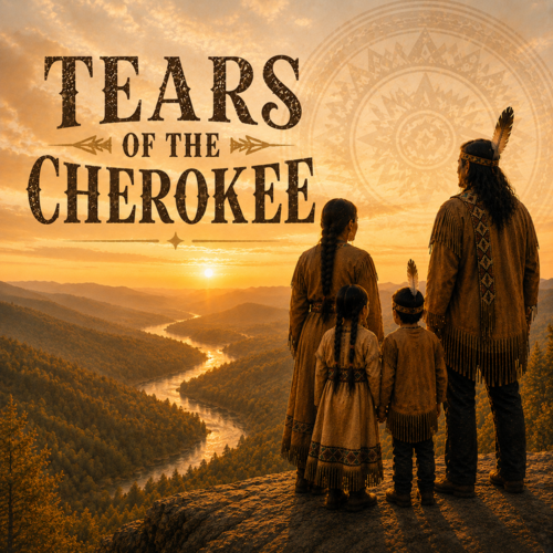 Tears of the Cherokee Cover Art Blurred Background