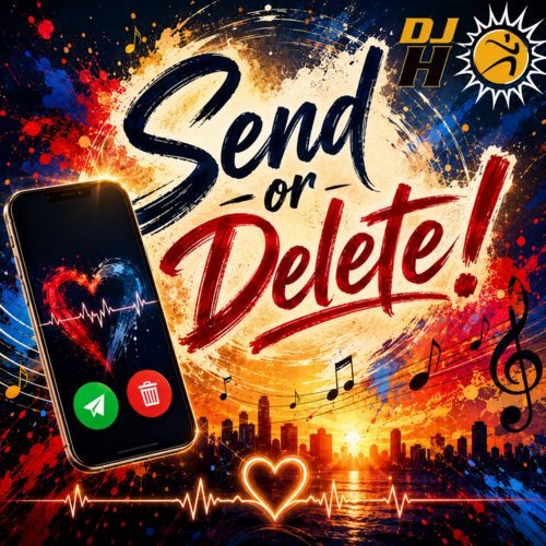 Send or Delete Cover Art Blurred Background
