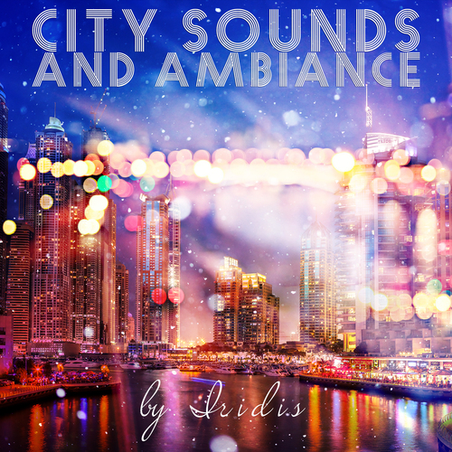 City Sounds and Ambiance Cover Art Blurred Background