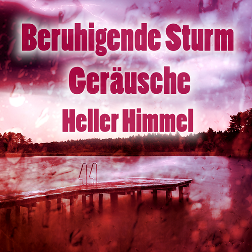 Beruhigende Sturm Geräusche Cover Art Blurred Background