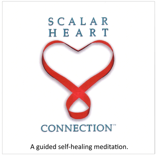 Scalar Heart Connection Self-Healing Meditation Cover Art Blurred Background