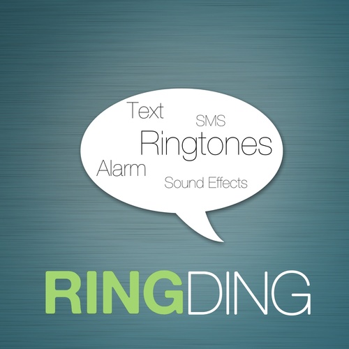 Clean Bell Chime Text Alert Cover Art Blurred Background