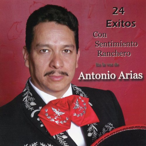 24 Exitos Con Sentimiento Ranchero Cover Art Blurred Background