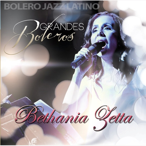 Grandes Boleros (Jazz Latino) Cover Art Blurred Background