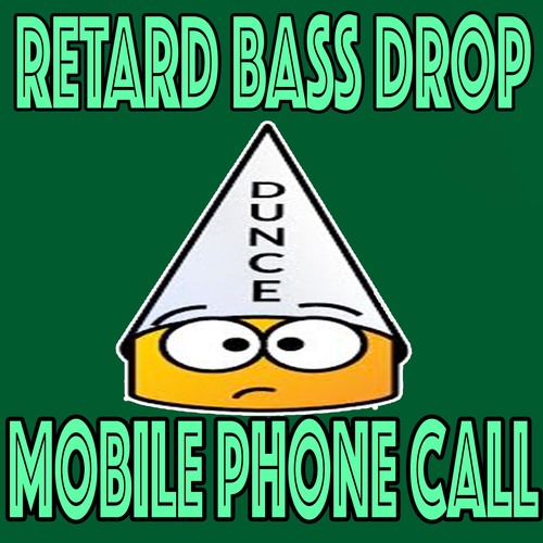 Retard Bass Drop Mobile Phone Call Cover Art Blurred Background