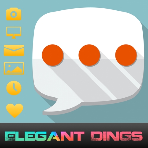 Exciting & On The Go Ding Cover Art Blurred Background