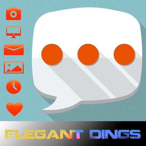 Simple & On The Go Message Cover Art Blurred Background