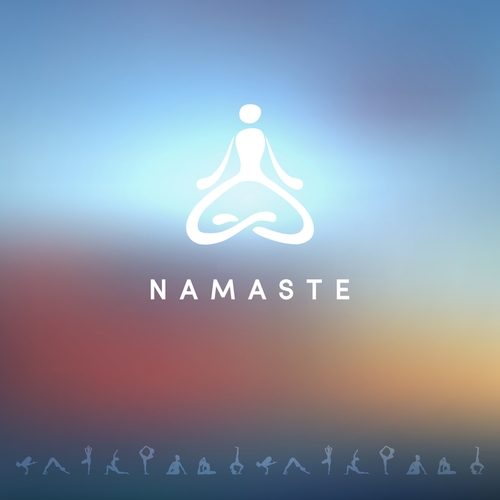 Namaste (Yoga Music and Meditation) Cover Art Blurred Background