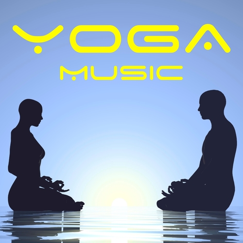 Yoga Music (For Relaxation and Positive Energy) Cover Art Blurred Background