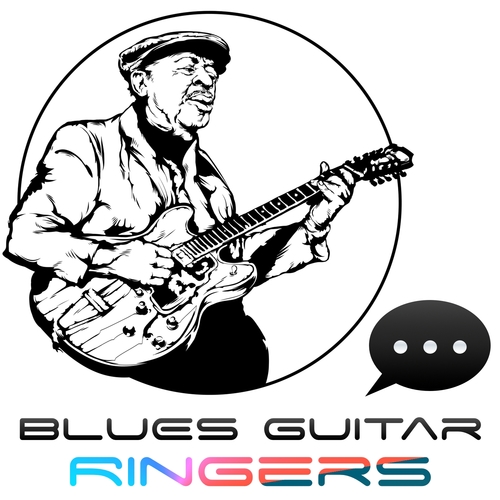 Basic Blues Guitar Notification Cover Art Blurred Background