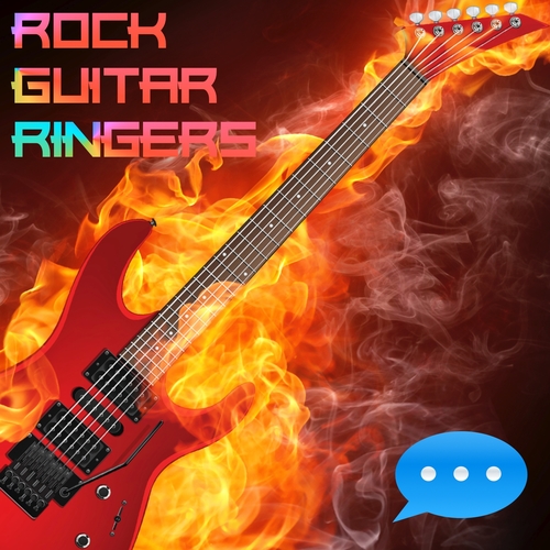 Clear Rock Guitar Notification Cover Art Blurred Background