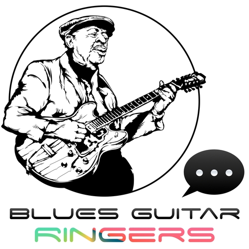 Brief Blues Guitar Sound Cover Art Blurred Background