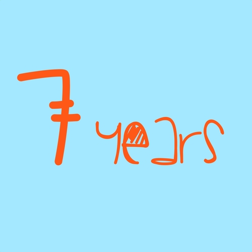 7 Years (Cover) Cover Art Blurred Background