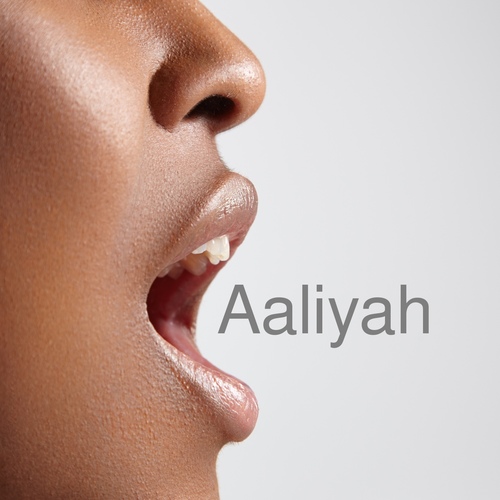 Aaliyah Is Calling (Female Voice) Cover Art Blurred Background