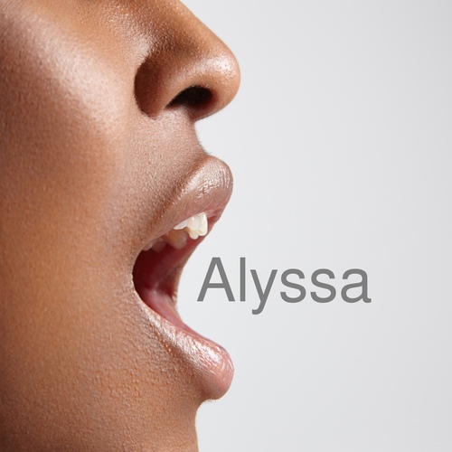 Alyssa Is Calling (Female Voice) Cover Art Blurred Background