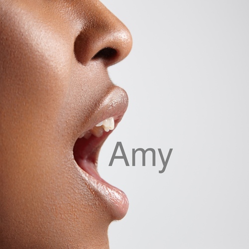 Amy Is Calling (Female Voice) Cover Art Blurred Background