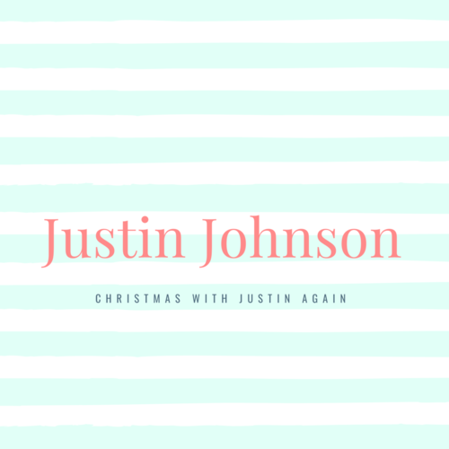 Christmas with Justin Again Cover Art Blurred Background