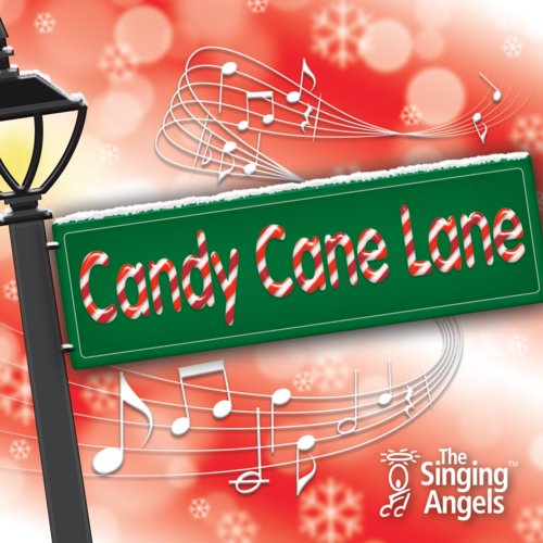 Candy Cane Lane Cover Art Blurred Background