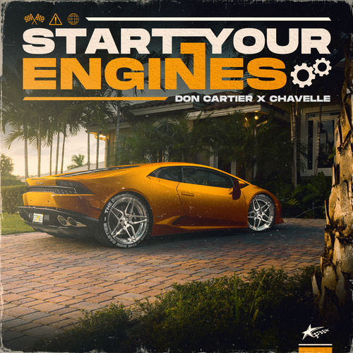 Start Your Engines Cover Art Blurred Background