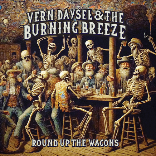 Round Up the Wagons Cover Art Blurred Background