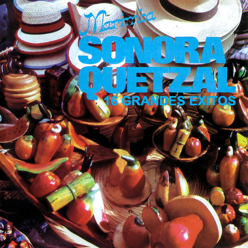 16 Grandes Éxitos Cover Art Blurred Background