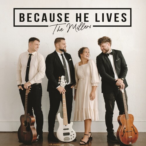 Because He Lives (2023) Cover Art Blurred Background