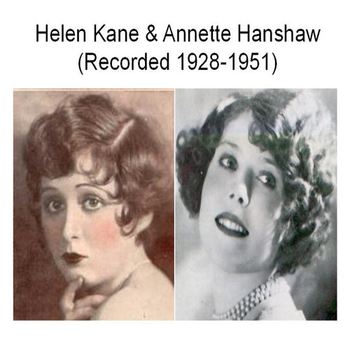 Helen Kane & Annette Hanshaw (Recorded 1928-1951) Cover Art Blurred Background