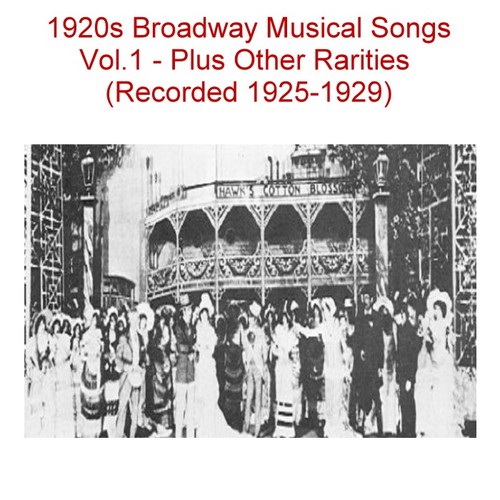 1920s Broadway Musical Songs, Vol. 1 (Plus Other Rarities) [Recorded 1925-1929] Cover Art Blurred Background