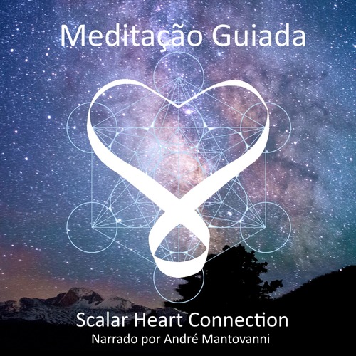 Scalar Heart Connection Meditação Guiada Cover Art Blurred Background