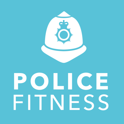 Police Fitness UK: 15m Bleep Test and Chester Treadmill Police Walk Beep Test Cover Art Blurred Background